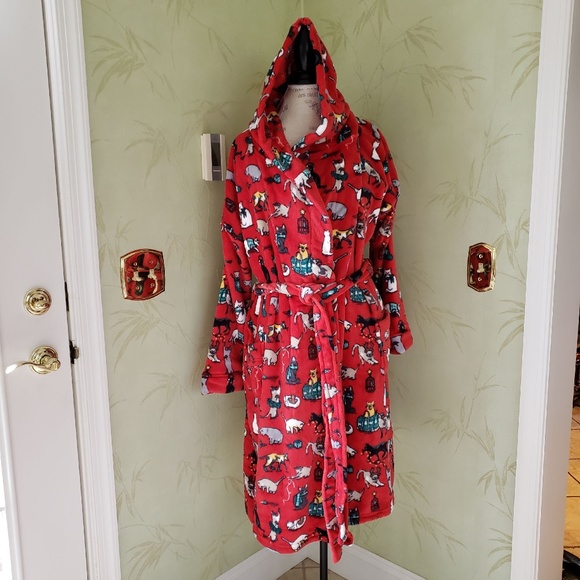 COPY - VERA BRADLEY HOLIDAY CATS MEOW ROBE:NWT CATS MEOW Ltd.Ed.L/XL or 2X/3X